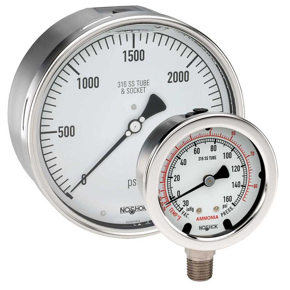NOSHOK Pressure Gauges Supplier in USA, Mexico, Brazil, Argentina, Chile, Peru, and Colombia