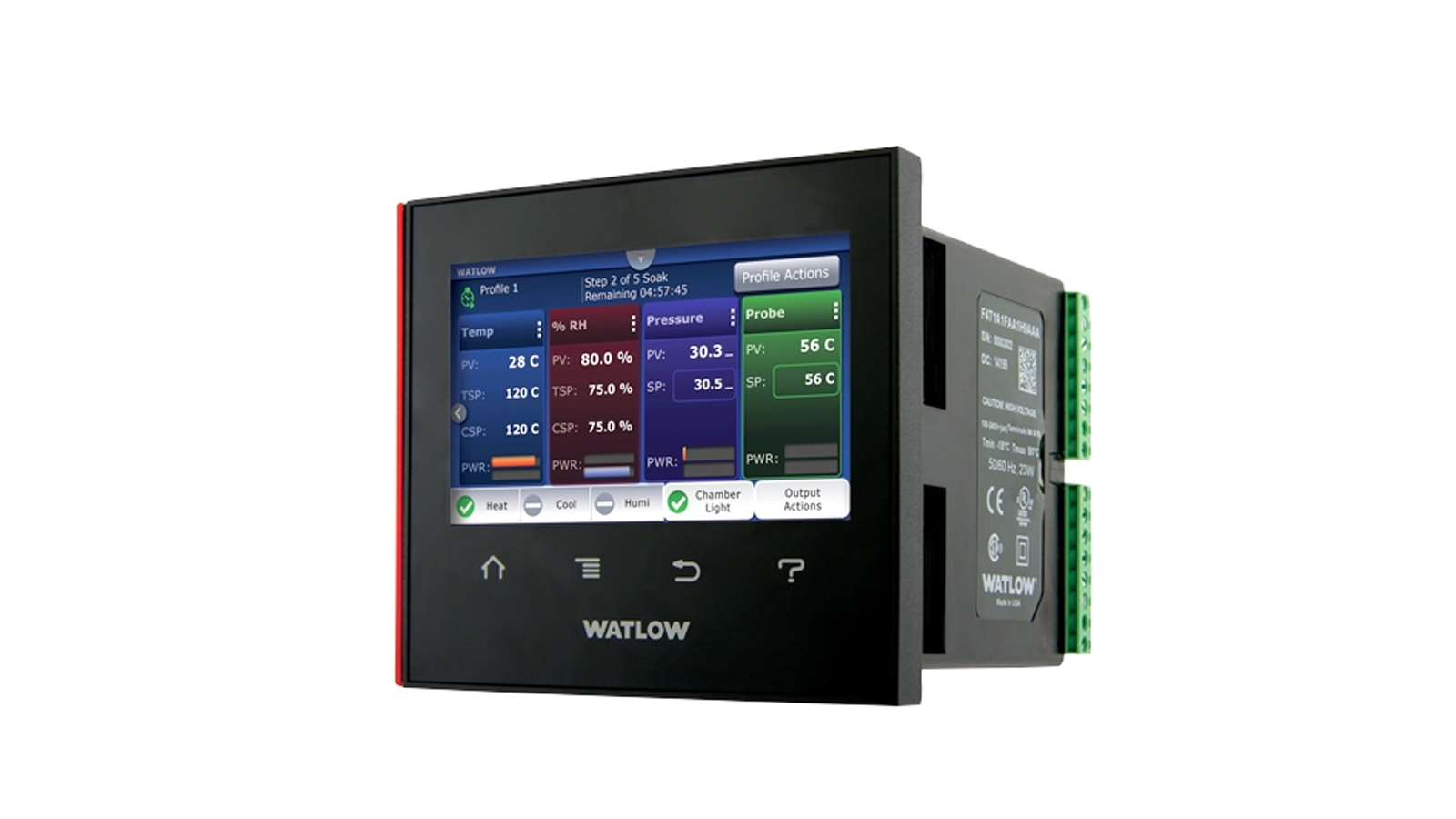 Watlow F4T Temperature Controller- Recorder Supplier in USA, Mexico, Brazil, Argentina, Chile, Peru, and Colombia.